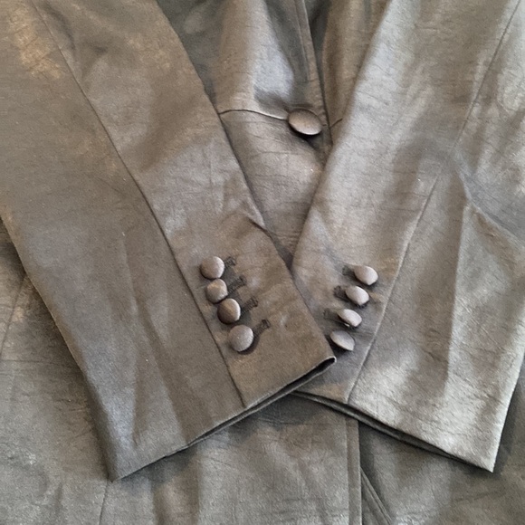 Worthington Size 12 Classic Black Belted Longline Outerwear Trenchcoat 4953 - Picture 10 of 11